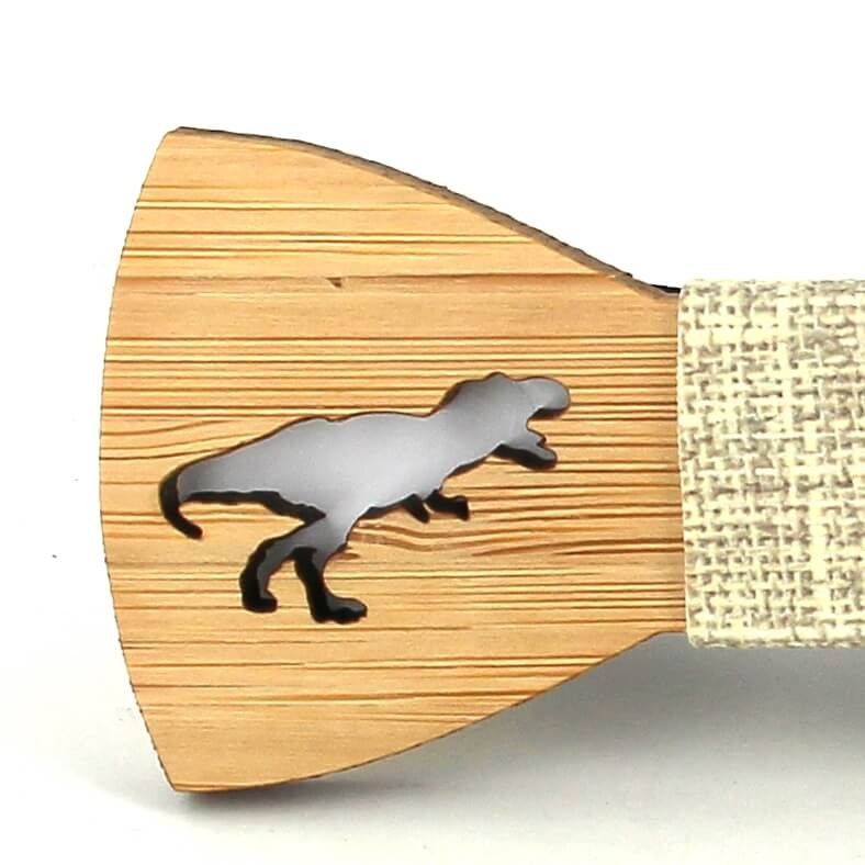 Pajarita Niños Bambú  Hueca Tyrannosaurus Rex