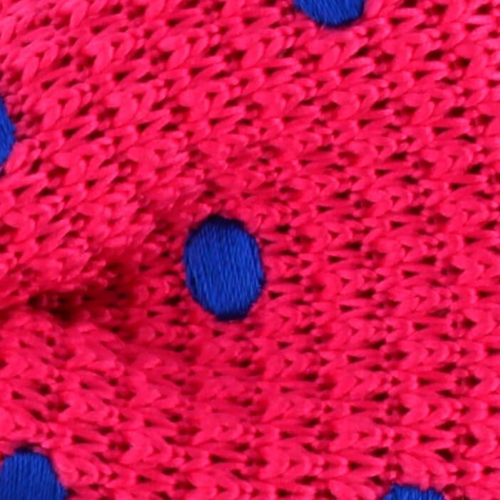 Pajarita Punto Rosa Lunares Azules