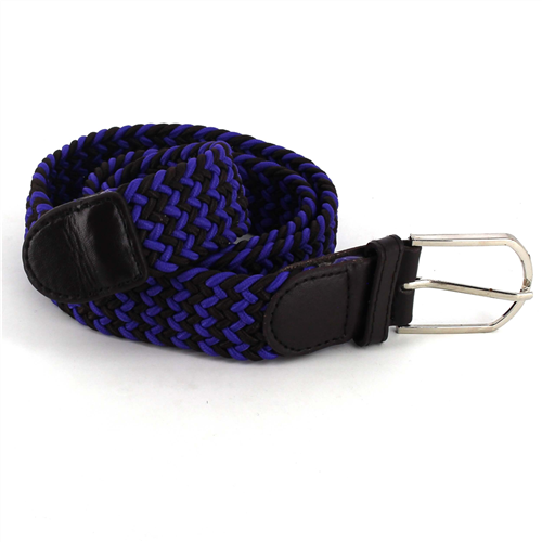 Cinto Elástico Roxo e Castanho