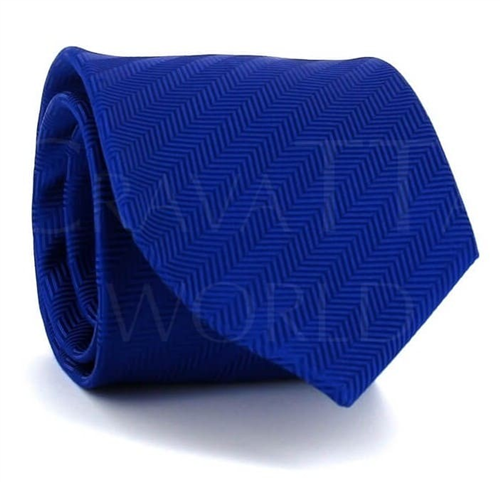 Gravata Espinha de Peixe Azul Marinho