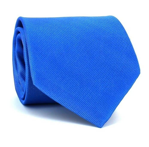Gravata Lisa Azul MicroTwill