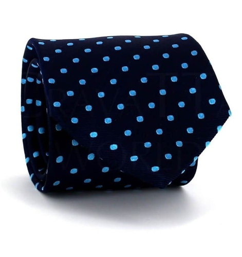 Gravata Lunares Azul Marinho III