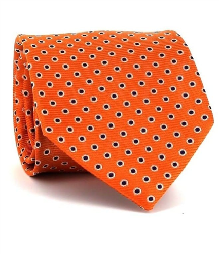 Gravata Lunares Laranja