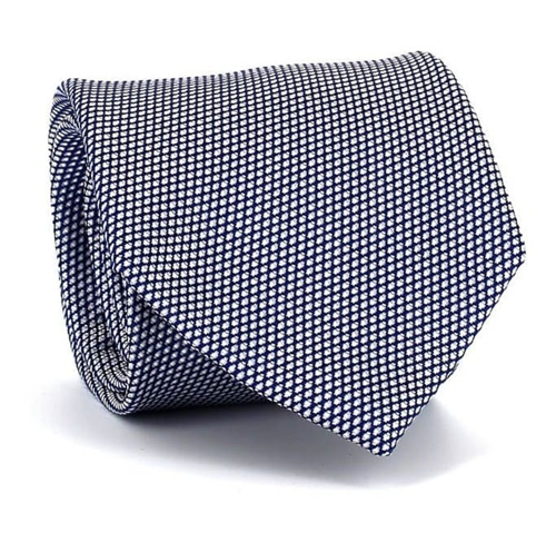 Gravata Olho de Perdiz Azul Marinho