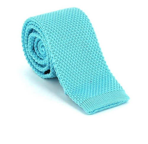 Gravata Ponto Liso Azul Céu