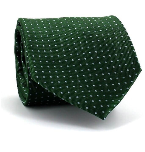 Gravata Pontos Verde Escuro