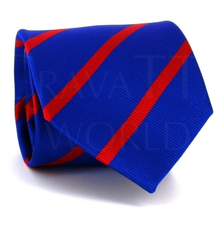 Gravata Riscas Azul Marinho