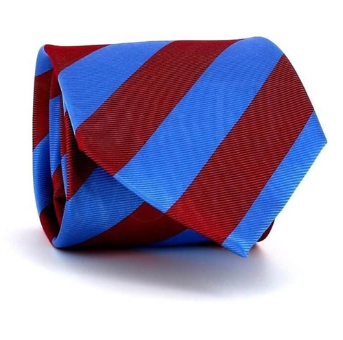 Gravata Riscas Azul e Vermelha