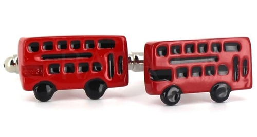 Botões de punho Autocarros de Londres