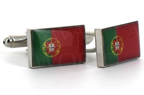 Botões de punho Bandeiras Portugal