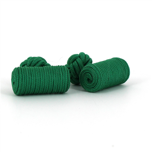 Botões de Punho Barril Verde Escuro
