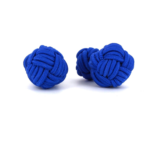 Botões de punho Bola Grande Azul Marinho