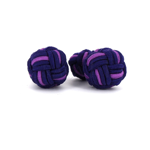 Botões de punho Bola Grande Roxo e Malva