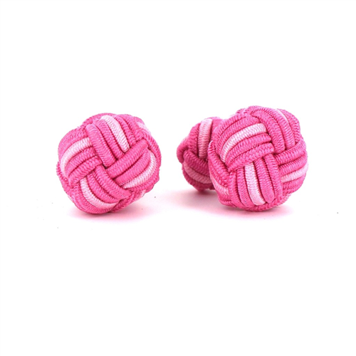Botões de punho Bola Grande Tons Rosa