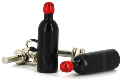 Botões de Punho Garrafas de Vinho III