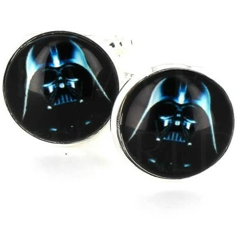 Botões de Punho Cabochon Star Wars - Darth Vader