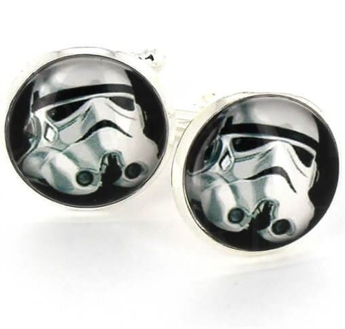 Botões de punho Cabochon Star Wars - Stormtrooper