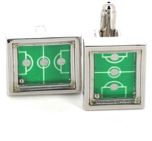 Botões de punho Campos de Futebol