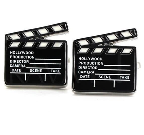 Botões de punho Claquetes de Cinema