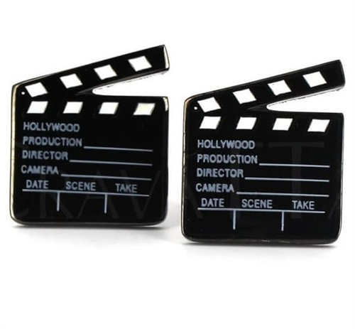 Botões de punho Claquetes de Cinema II