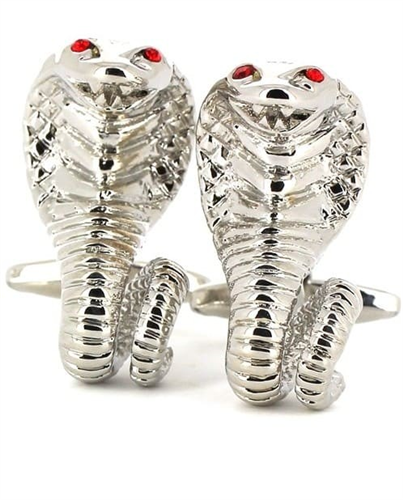 Botões de punho Cobras