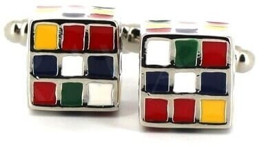 Botões de punho Cubos de Rubik II