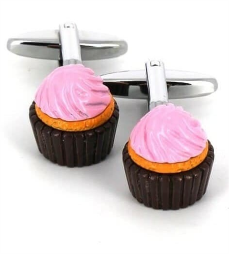 Botões de punho Cupcakes