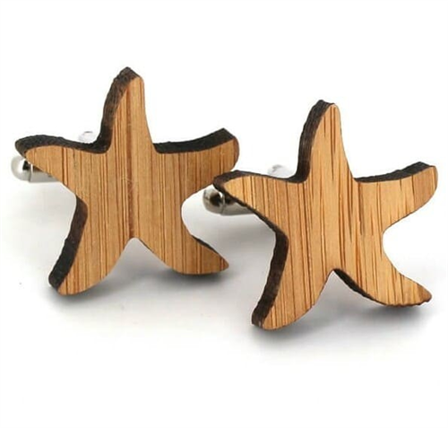 Botões de punho de Estrelas do Mar