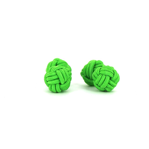 Botões de Punho Dupla Bola Verde