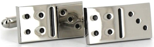 Botões de punho Domino