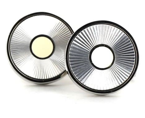 Botões de punho Esmaltados Circulares Riscados