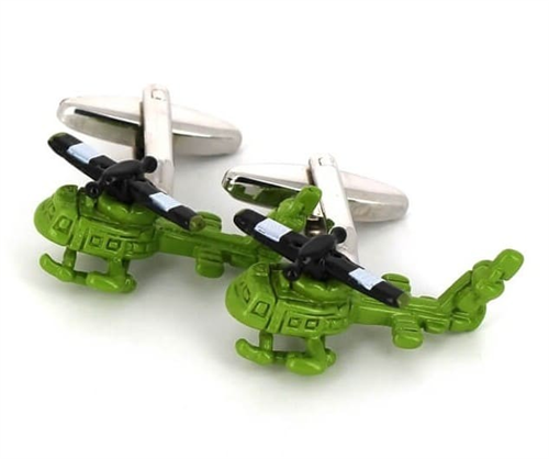 Botões de punho Helicópteros