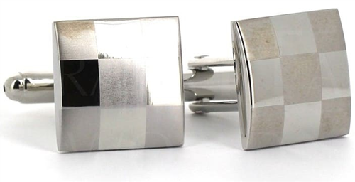 Botões de Punho Laser Quadrados III