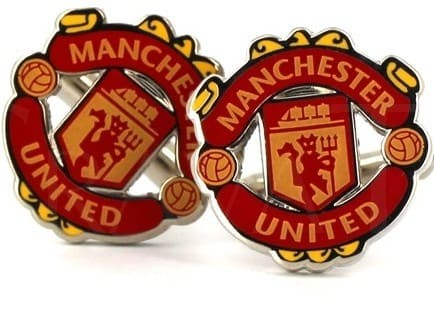 Botões de punho Manchester United