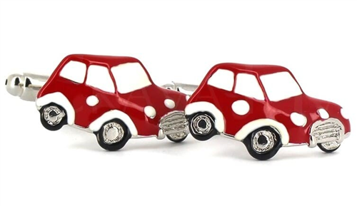 Botões de Punho Minis Vermelhos