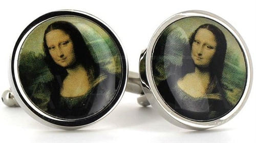 Botões de punho Mona Lisa