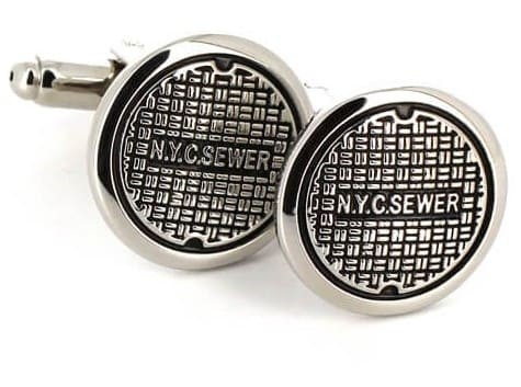 Botões de punho NYC Sewer