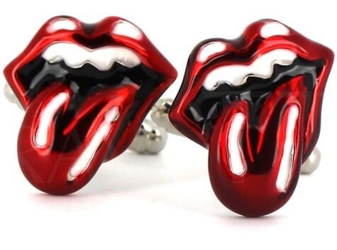 Botões de punho Rolling Stones