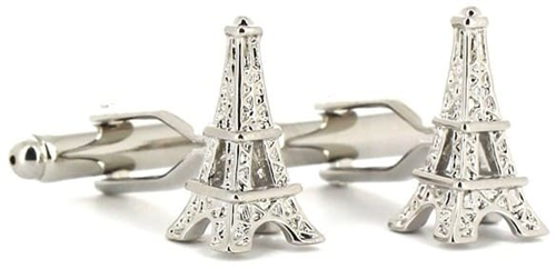 Botões de punho Torre Eiffel