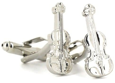Botões de punho Violino