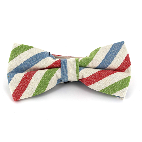 Laço Algodão Riscas Multicoloridas