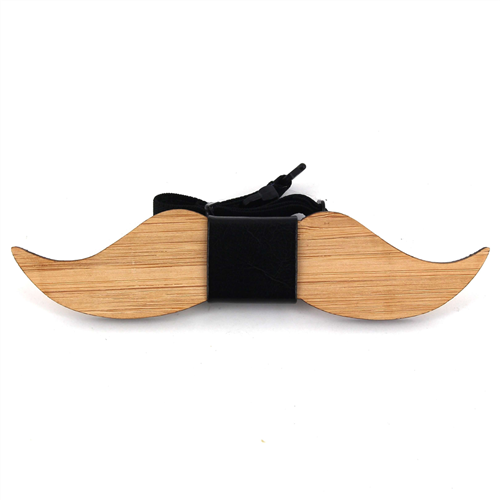 Laço Bambu Bigode e Couro