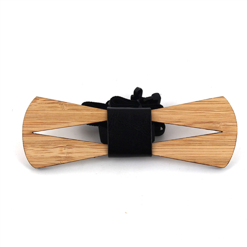 Laço Bambu Vazado e Couro
