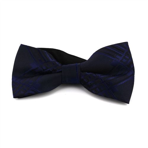 Laço Xadrez Azul Escuro