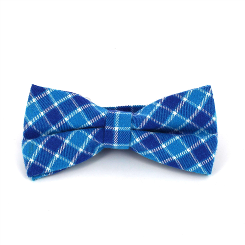Laço Xadrez Azul e Azul Marinho