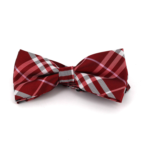Laço Xadrez Escocês Vermelho