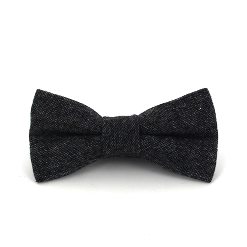 Laço de Lã Cinzento Escuro Jaspeado
