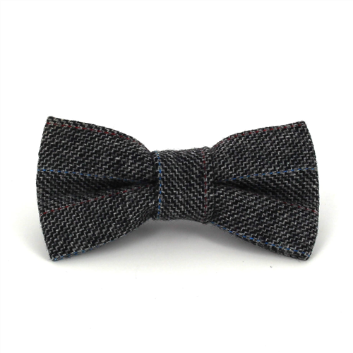Laço de lã ZigZag Preto e Branco