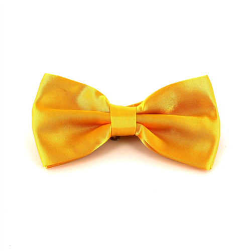 Laço Liso de Seda Amarelo