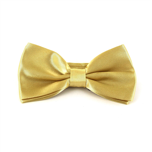 Laço Liso de Seda Amarelo Ouro